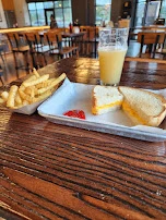 Grilled Cheese Sandwich and French Fries